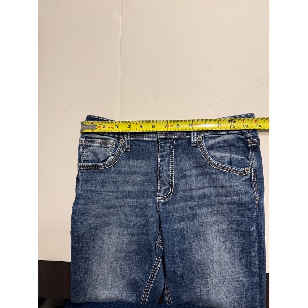 BKE Conner Straight Leg Jeans Med Wash Stretch Denim JBK8144R Womens 16 Regular - Picture 5 of 10